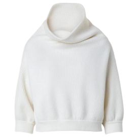 Akris Pull court Blanc cassé