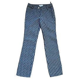 Dior Hosen, Leggings, Hosen Marineblau