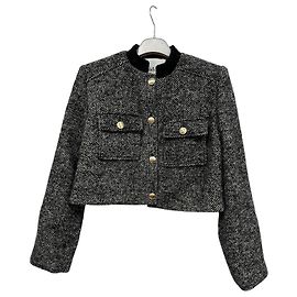 Chaqueta estructurada Ba&Sh Talya de lana gris Gris