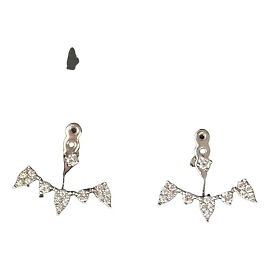 Pendientes Djula en oro blanco Plata