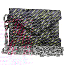 Louis Vuitton-LOUIS VUITTON Monogram LV Pop Kirigami Necklace Blue N60278 LV Auth 97342-Blue