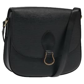 Louis Vuitton-LOUIS VUITTON Epi Saint Cloud GM Shoulder Bag Black Noir M52192 LV Auth ep6087-Black