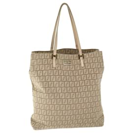 Fendi-FENDI Zucchino Canvas Hand Bag Pink Auth ep3377-Pink
