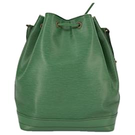 Louis Vuitton-LOUIS VUITTON Epi Noe Shoulder Bag Green M44004 LV Auth 97361-Green