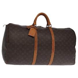 Louis Vuitton-LOUIS VUITTON Monogram Keepall 60 Boston Bag M41422 LV Auth 96964-Monogram