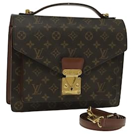 Louis Vuitton-LOUIS VUITTON Monogram Monceau 26 Shoulder Bag 2way M51187 LV Auth 93067-Monogram