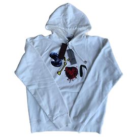 Dior x Cactus Jack Sweatshirt Weiß Baumwolle Größe M Weiß