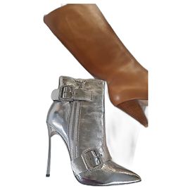 ankle boots blade casadei 41 Argento