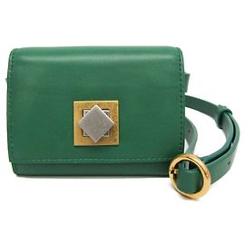 Mini bolsa de cinto Bottega Veneta Verde