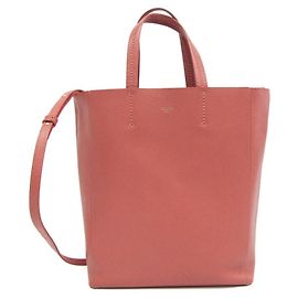 Céline Cabas vertical Celine en cuir petit modèle Rose