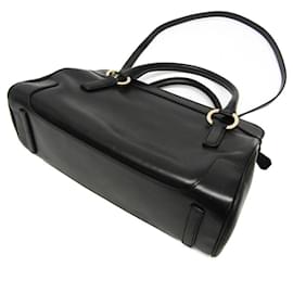 Bulgari-Bvlgari Bvlgari Men's Leather Handbag-Black