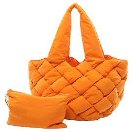 Bolsa Tote Padded Cassette da Bottega Veneta Laranja