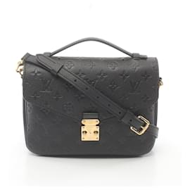 Louis Vuitton-Louis Vuitton Pochette Metis MM Handbag-Black