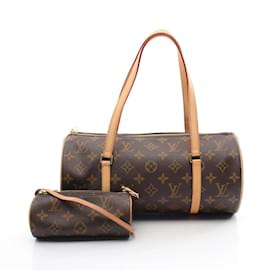 Louis Vuitton-Louis Vuitton Papillon 30 Monogram Handbag-Brown,Monogram