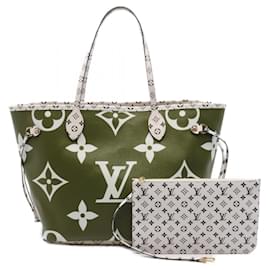 Louis Vuitton-Louis Vuitton Neverfull MM Tote Bag-Multiple colors,Beige,Khaki