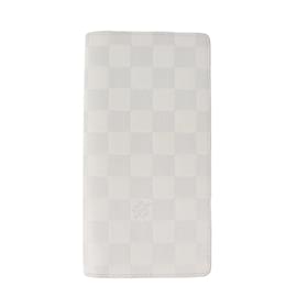 Louis Vuitton-Louis Vuitton Damier Infinie Portefeuille Brazza NM Long Wallet-White