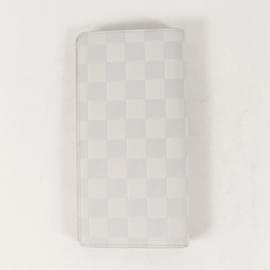 Louis Vuitton-Louis Vuitton Damier Infinie Portefeuille Brazza NM Long Wallet-White