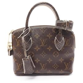 Louis Vuitton-Louis Vuitton Lockit BB Shiny Monogram Handbag-Brown