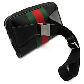 Gucci-Gucci Body Bag Sherry Line-Black