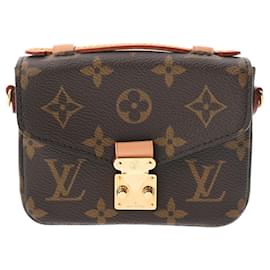 Louis Vuitton-Louis Vuitton Monogram Micro Metis Shoulder Bag-Brown