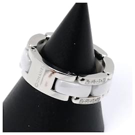 Chanel-Chanel K18WG White Gold Ceramic Ultra Collection Ring-Other