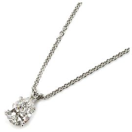 Harry Winston Platin Solitaire Halskette Andere