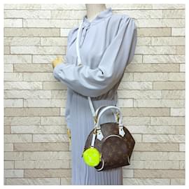 Louis Vuitton-Louis Vuitton Ellipse BB Monogram Shoulder Bag-Brown,White