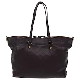 Louis Vuitton-LOUIS VUITTON Monogram Empreinte Lumineuse PM Bag 2way Purple M40551 Auth ep6364-Purple