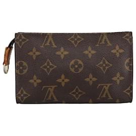 Louis Vuitton-LOUIS VUITTON Monogram Bucket PM Accessory Pouch LV Auth 98817-Monogram