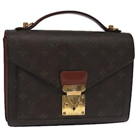 Louis Vuitton-LOUIS VUITTON Monogram Monceau 28 Hand Bag 2way M51185 LV Auth 98663-Monogram