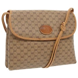 Gucci Borsa a spalla Micro GG Supreme in PVC beige e oro 49 007 5548 Auth th5401 Beige D'oro