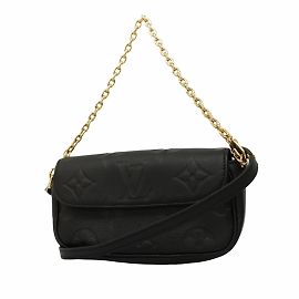 Louis Vuitton Monogram Empreinte Wallet on Chain Black