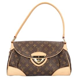 Louis Vuitton-Louis Vuitton Beverly MM Monogram Shoulder Bag-Brown