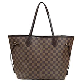 Louis Vuitton-Louis Vuitton Neverfull MM Damier Tote Bag-Brown