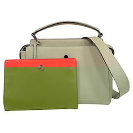 Fendi-Fendi Dotcom Shoulder Bag-Beige