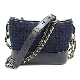Chanel-Chanel Gabrielle de Chanel Small Shoulder Bag-Navy blue