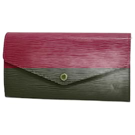 Louis Vuitton-Louis Vuitton Portefeuille Sarah-Dark red