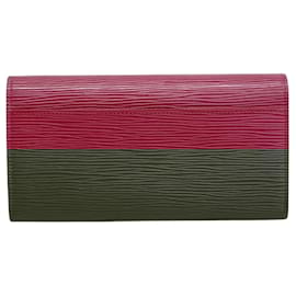 Louis Vuitton-Louis Vuitton Portefeuille Sarah-Dark red