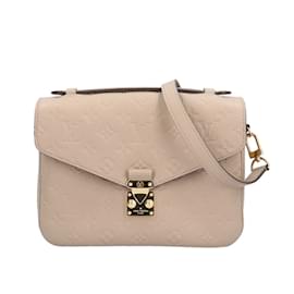 Louis Vuitton-Louis Vuitton Monogram Empreinte Shoulder Bag-Beige,Grey
