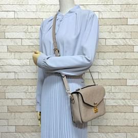 Louis Vuitton-Louis Vuitton Monogram Empreinte Shoulder Bag-Beige,Grey