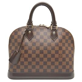 Louis Vuitton-Louis Vuitton Damier Alma PM Handbag N53151-Brown