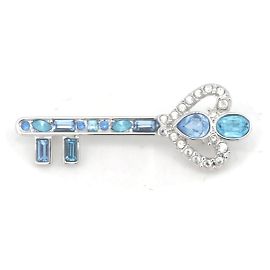 Swarovski Color Crystal Brooch Blue
