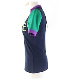 Versace-Versace Embroidered Logo Stand Neck T-Shirt-Multiple colors