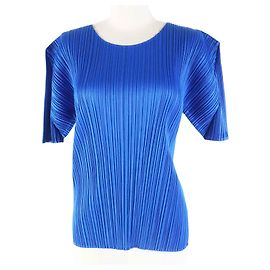 Issey Miyake Polyester Jacket PP63-JK104 Blue