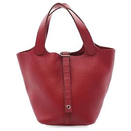 Hermès Sac à main Hermes Picotin Lock PM Ruby Rouge