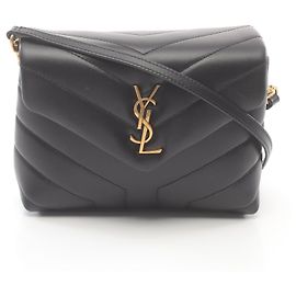 Yves Saint Laurent Saint Laurent Loulou Toy Leather Shoulder Bag Black