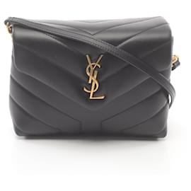 Yves Saint Laurent Sac à bandoulière en cuir Loulou Toy de Saint Laurent Noir