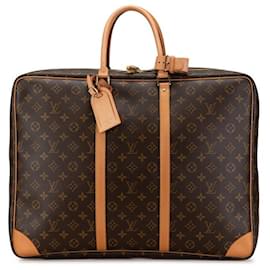 Louis Vuitton-Louis Vuitton Monogram Sirius 50 Boston Bag M41406-Brown
