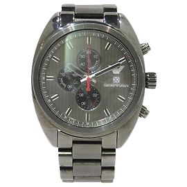 Armani AR-5913 Black Quartz Chronograph Watch Black