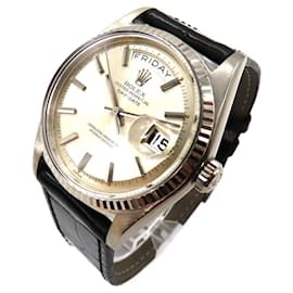 Rolex-Rolex 1803/9 Day-Date White Gold Automatic Watch-Silvery